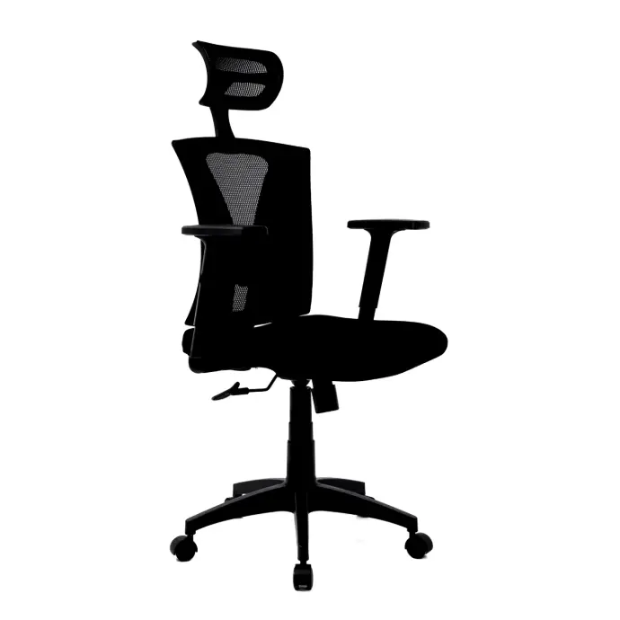 Silla oficina niza escritorio con soporte lumbar y brazos ajustables en altura ZEYRUM COLOMBIA